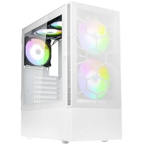 Kolink Observatory MX Mesh ARGB Midi Tower Case - White Midi-tower Behuizing, Gaming-behuizing, PC-behuizing Wit