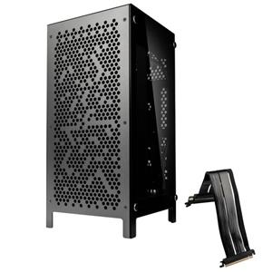 Kolink Rocket Complex Aluminium Mini-ITX Gehäuse - Gunmetal Grey Mini-tower Behuizing, Gaming-behuizing Grijs