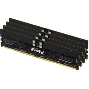 Kingston Technology FURY 128GB 6400MT/s DDR5 ECC Reg CL32 DIMM (set van 4) Renegade Pro EXPO