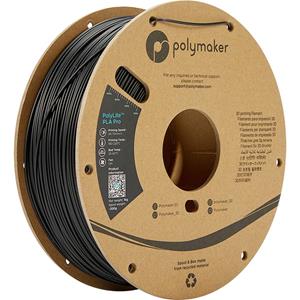 Polymaker PA07001 Filament PLA Pro Hoge stijfheid, Slagvast 1.75 mm Zwart PolyLite™ 1 stuk(s)