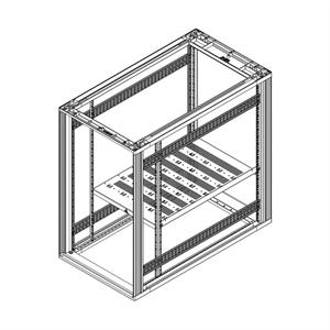 Schroff 27230168 19 inch Strip voor patchkast