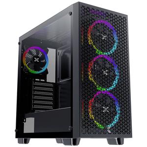 Xigmatek Gaming G Pro Midi-tower Gaming-behuizing Zwart Zijvenster