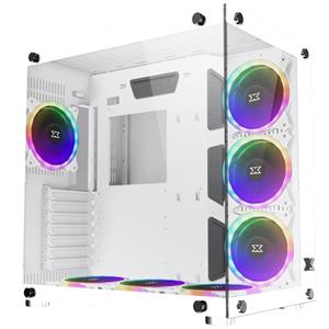 Xigmatek PC- Gehäuse  Aquarius Plus Arcti Midi-tower PC-behuizing Wit