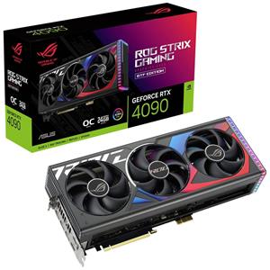 Asus Nvidia GeForce RTX 4090 Videokaart ROG Strix BTF Gaming OC 24 GB GDDR6X-RAM PCIe x16 HDMI, DisplayPort RGB-verlichting , Overclocked