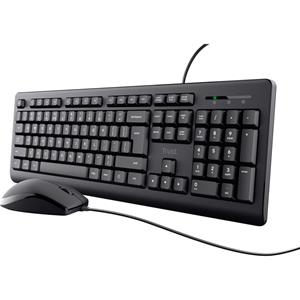 Trust BASICS KEYBOARD AND MOUSE SET US Gaming toetsenbord