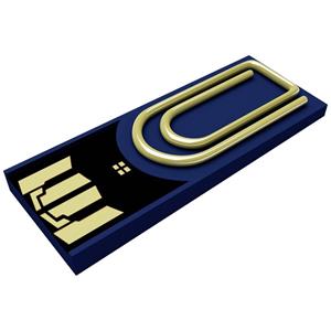 Xlyne clip/me TRUE DOCUMENT USB-stick Bulk 8 GB Blauw CA08OB002 USB 2.0