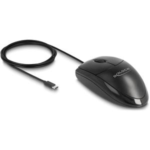 DeLOCK Optical USB Type-C Desktop Mouse - Silent Muis