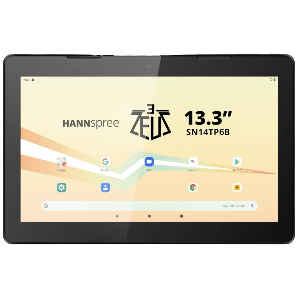 Hannspree Pad Zeus 3 WiFi 128 GB Zwart Android tablet 33.8 cm (13.3 inch) 2 GHz MediaTek Android 13 1920 x 1080 Pixel