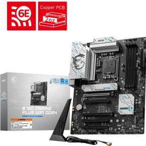 MSI B760 GAMING PLUS WIFI DDR4 moederbord Intel B760 LGA 1700 ATX