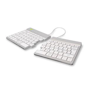 r-gotools R-Go Tools R-Go Split Break - keyboard - with integrated break indicator - QWERTY - US - white - Tastaturen - Englisch - US - Weiss