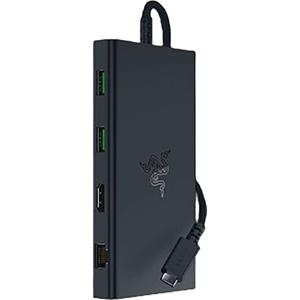 RAZER USB-C Dock USB-C dockingstation Geschikt voor merk: Universeel USB-C Power Delivery, Geïntegreerde kaartlezer