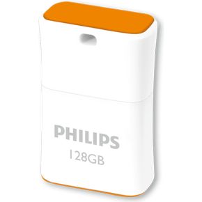 Philips USB 2.0 128GB Pico Edition Sunrise Orange USB flash drive USB Type-A Zilver