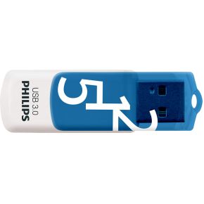 Philips USB 3.0 512GB Vivid Edition Blue USB flash drive 128 GB USB Type-A 2.0 Zilver