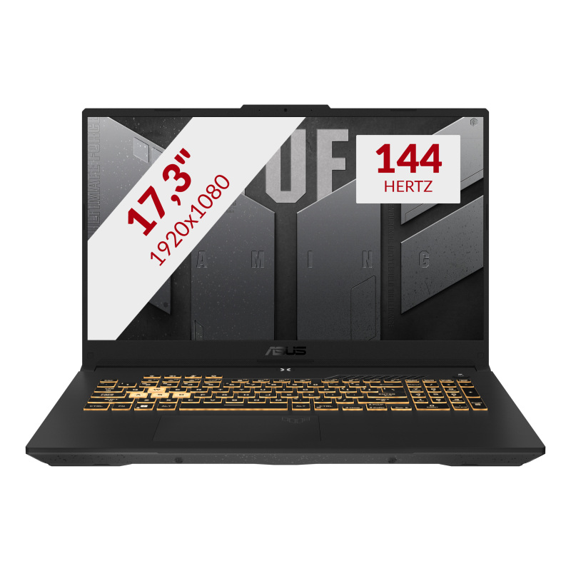 ASUS TUF Gaming F17 FX707VI-HX036W Gaming laptop