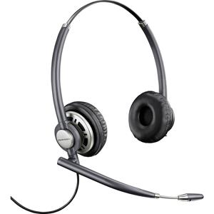 HP Poly EncorePro HW720 On Ear headset Computer Kabel Stereo Grijs, Zilver Ruisonderdrukking (microfoon)
