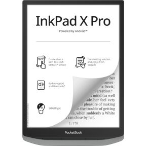 PocketBook InkPad X Pro DACH-Version E-Book (10,3", 32 GB, Android, inklusive Wacom Stylus und Schutzhülle mit Sleep-Cover-Funktion)