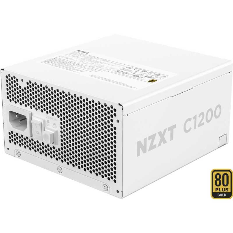 NZXT C1200 Gold ATX 3.1 weiß | 1200W PC-Netzteil