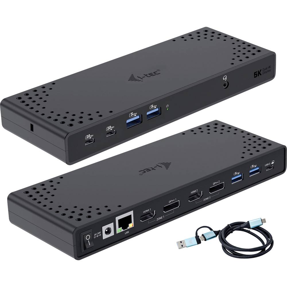 I-tec USB3.0/USB-C/Thunderbolt DualDS+PD USB-C dockingstation