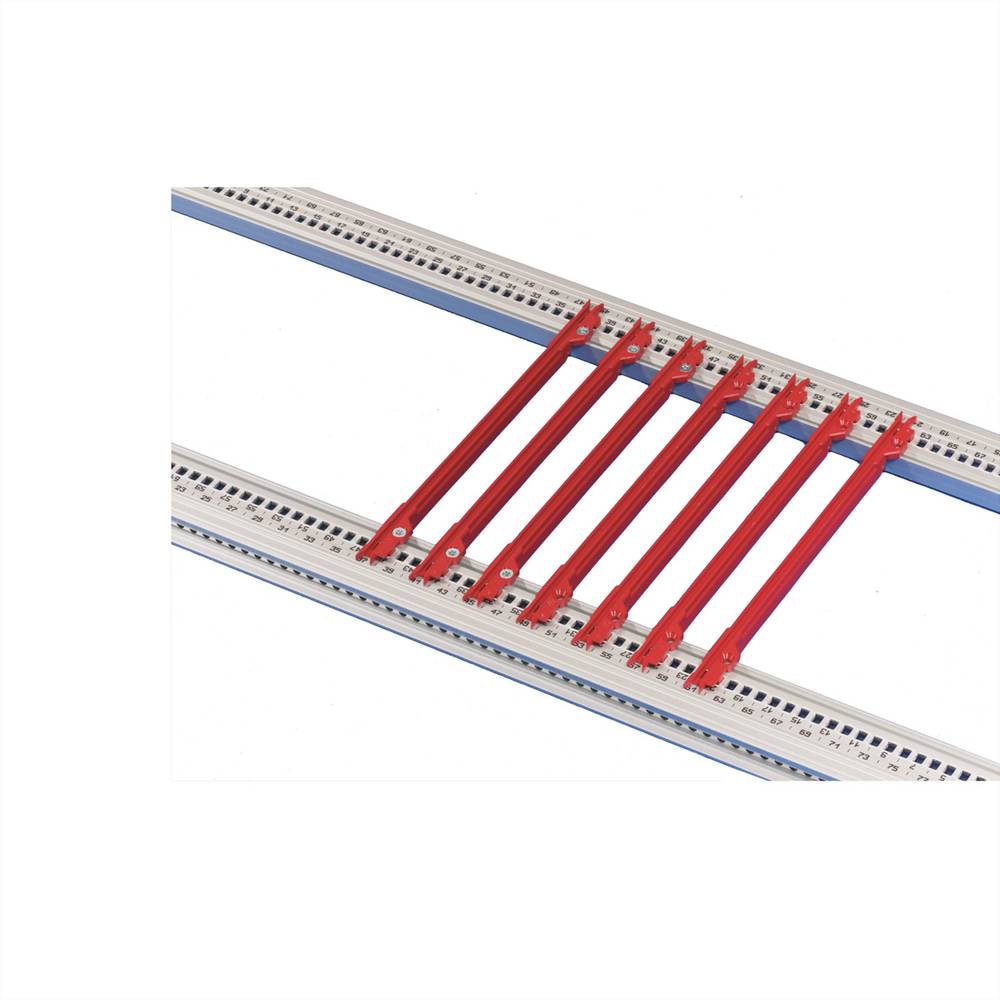 NVent SCHROFF 24560362 19 inch Rails voor patchkast Rood (helder)