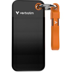 Verbatim Pocket Festplatte mit Schlüsselring SSD 1/2TB, USB 3.2, Typ-C externe SSD (1TB)