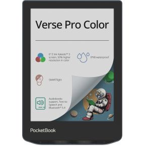 Pocketbook Verse Pro Color e-book reader Touchscreen 16 GB Wifi Zwart, Blauw