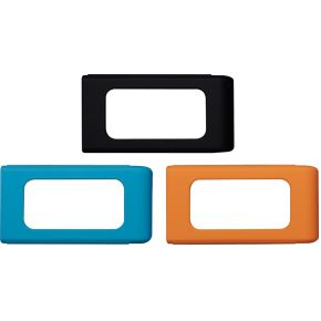 Kingston Technology 3 rubberen hoezen voor XS SSD: zwart, blauw, oranje