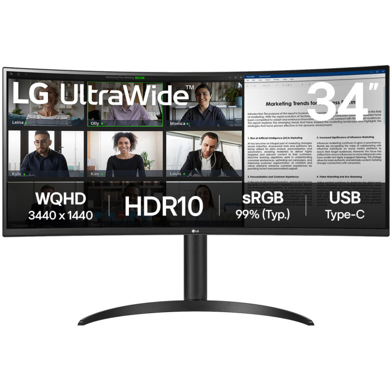 LG 34WR50QK-B Ledmonitor