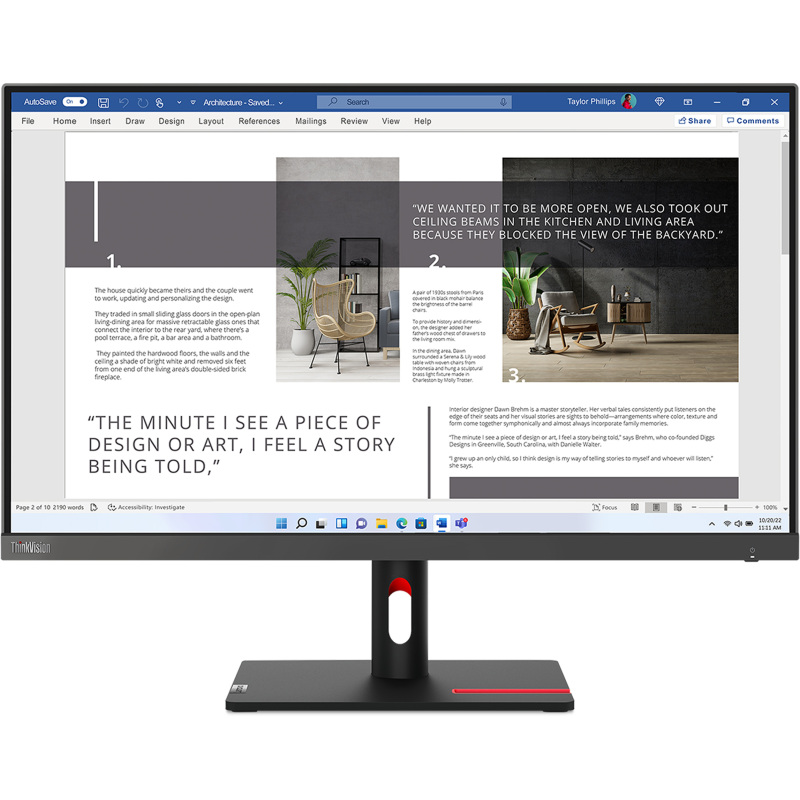 Lenovo ThinkVision S27i-30 Ledmonitor