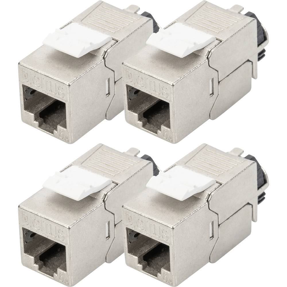 Digitus DN-93617-4 RJ45-inbouwmodule Keystone CAT 6A