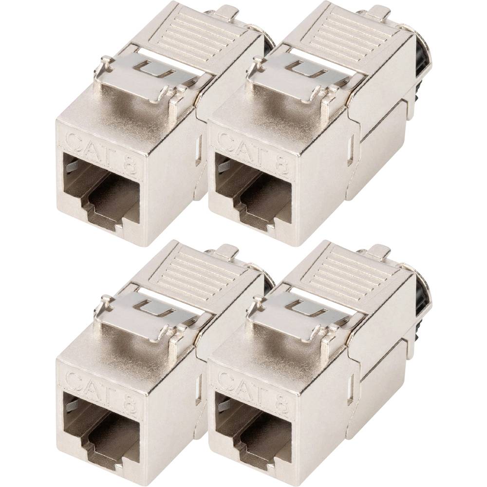 Digitus DN-93816-4 RJ45-inbouwmodule Keystone CAT 8.1