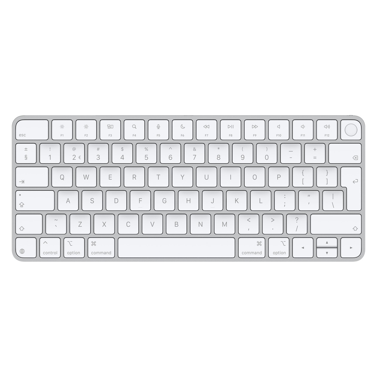 Apple Magic Keyboard with Touch ID for Mac models with  silicon - Dutch Toetsenbord Grijs