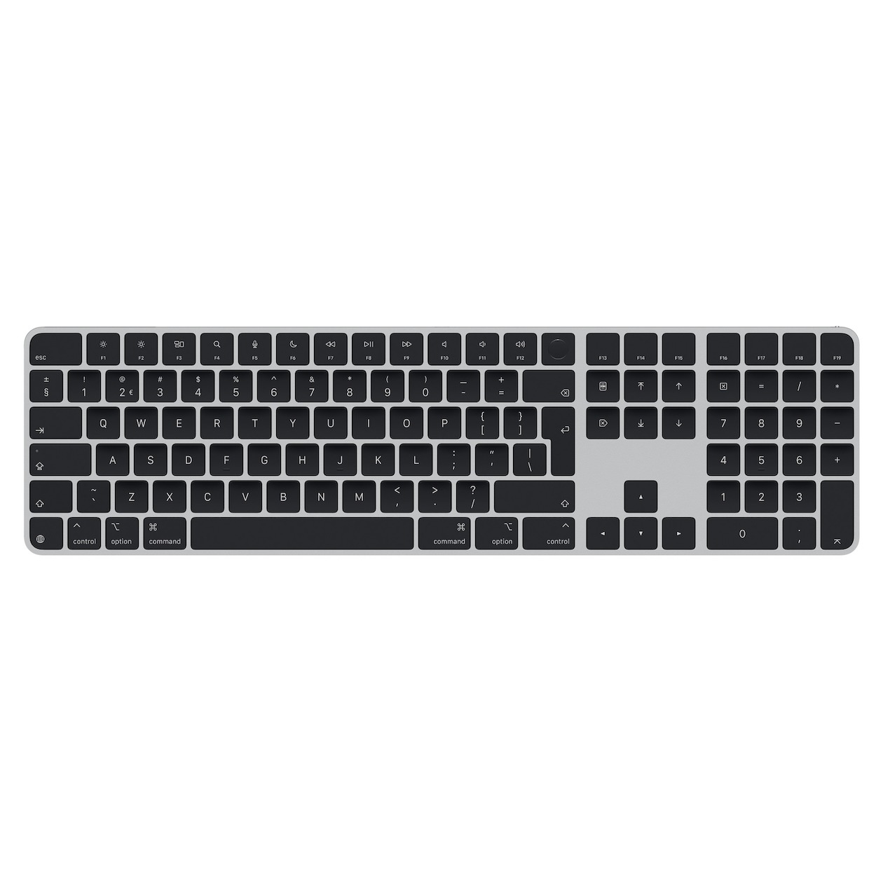 Apple Magic Keyboard with Touch ID and Numeric Keypad for Mac models with  silicon - Dutch - Black Ke Toetsenbord Zwart