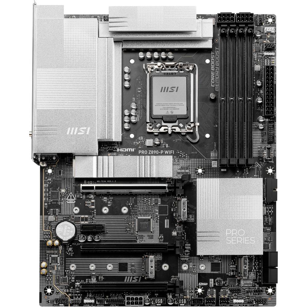 MSI PRO Z890-P Wifi Moederbord Socket Intel 1851 Vormfactor ATX Moederbord chipset Intel Z890