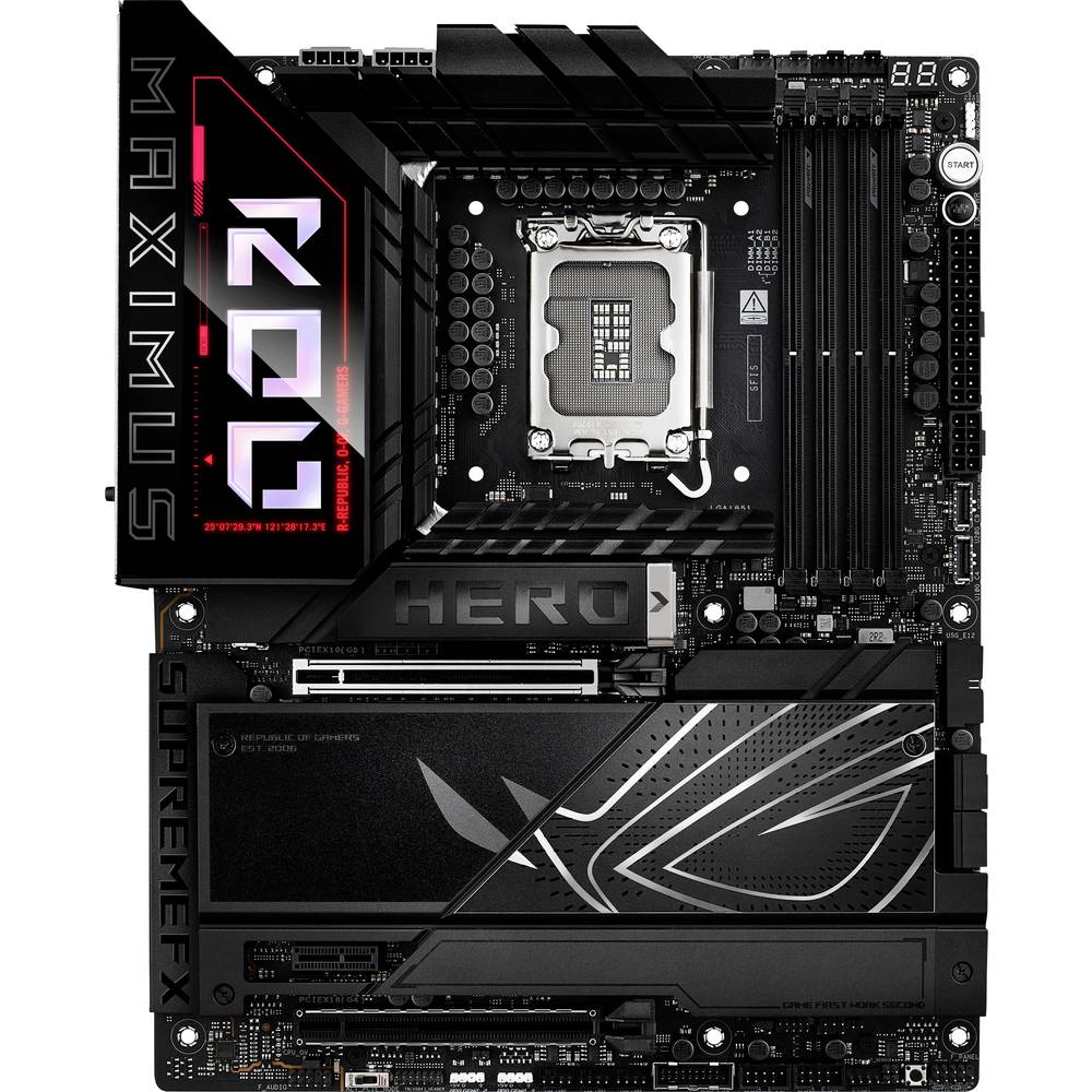 Asus ROG MAXIMUS Z890 HERO Moederbord Socket Intel 1851 Vormfactor ATX Moederbord chipset Intel Z890