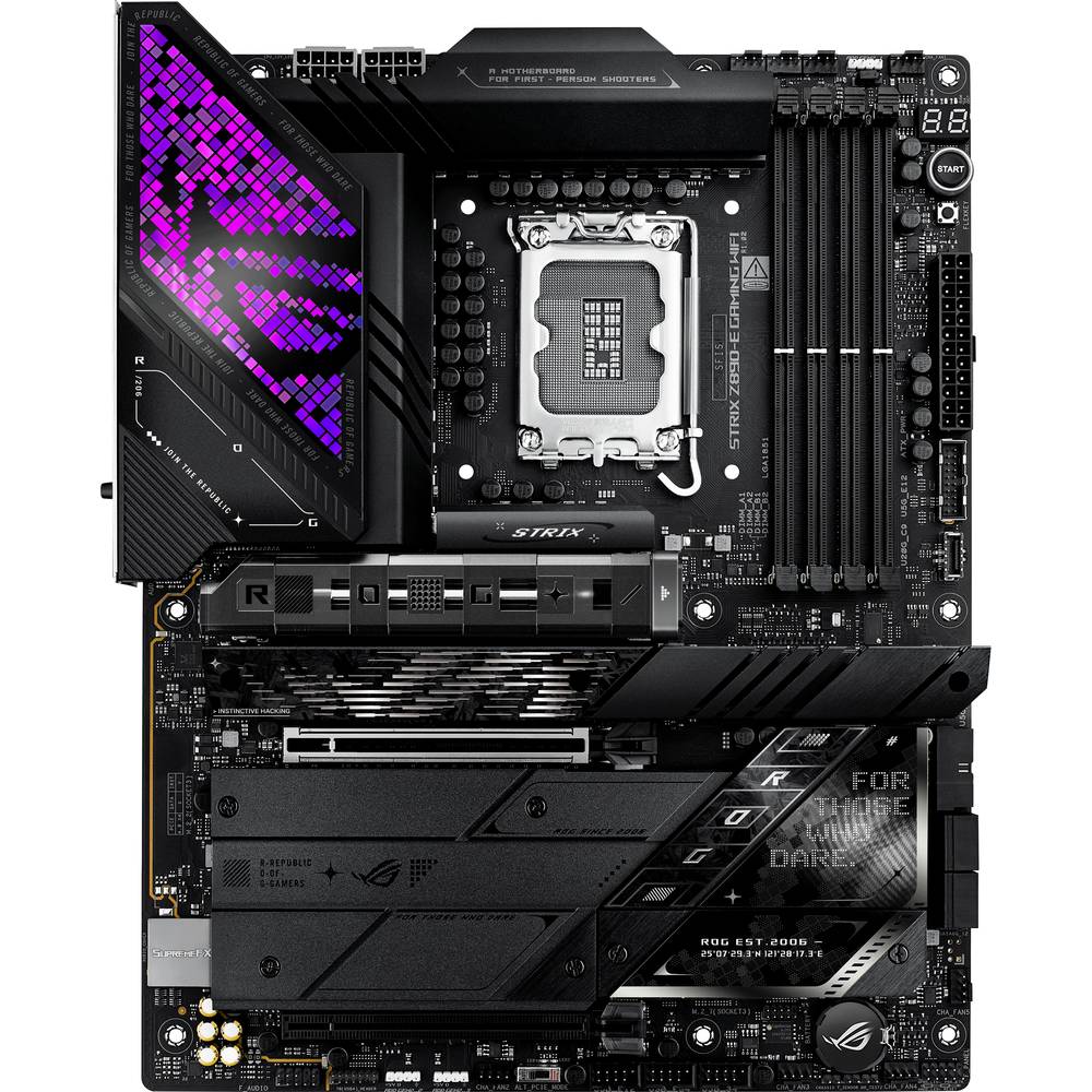 Asus ROG STRIX Z890-E GAMING WIFI Moederbord Socket Intel 1851 Vormfactor ATX Moederbord chipset Intel Z890