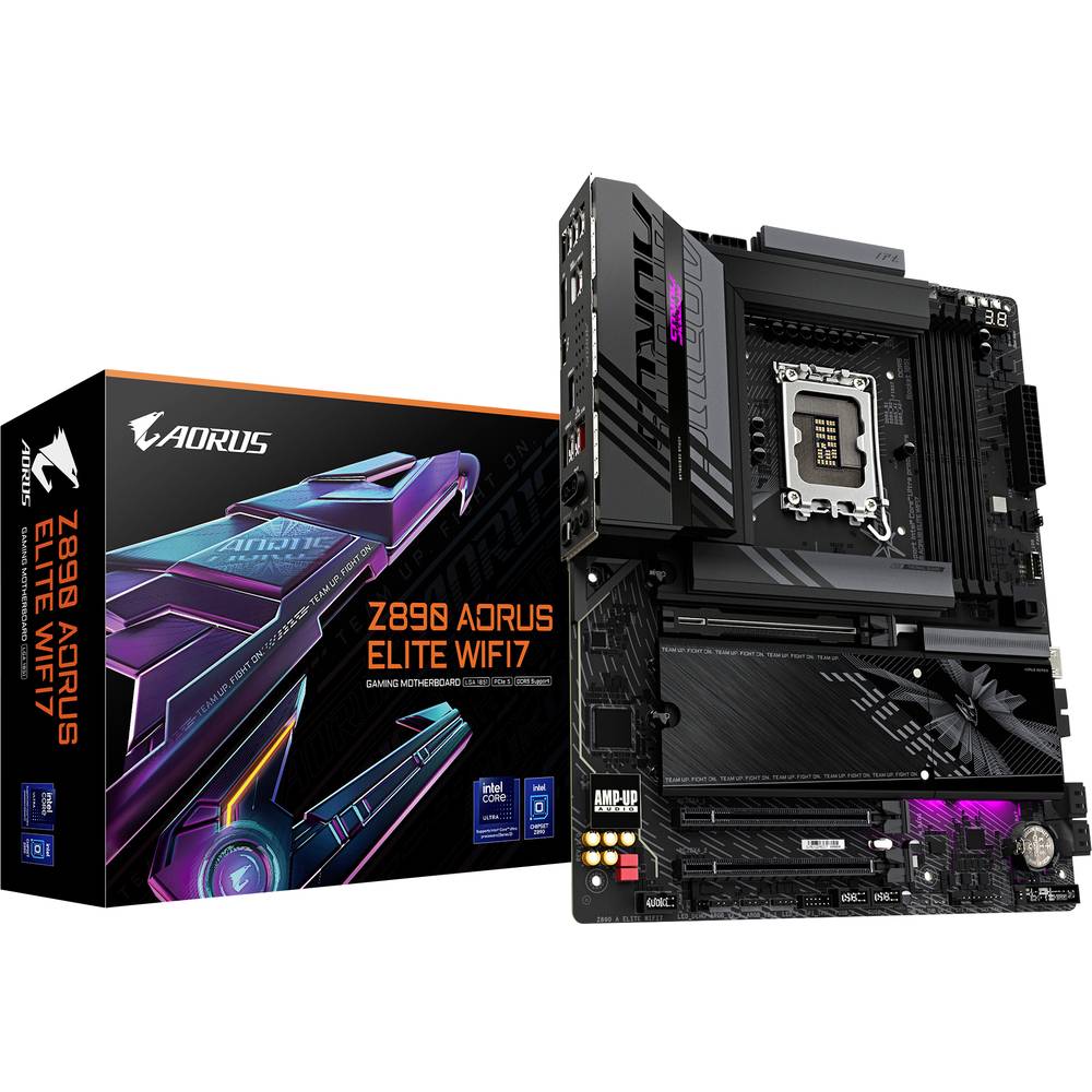 Gigabyte Z890 A ELITE WIFI7 Moederbord Socket Intel 1851 Vormfactor ATX Moederbord chipset Intel Z890