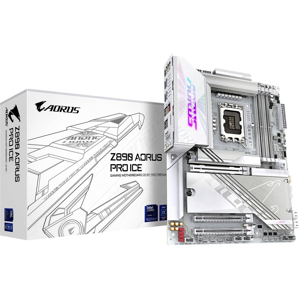 Gigabyte Z890 AORUS PRO ICE Moederbord Socket Intel 1851 Vormfactor ATX Moederbord chipset Intel Z890