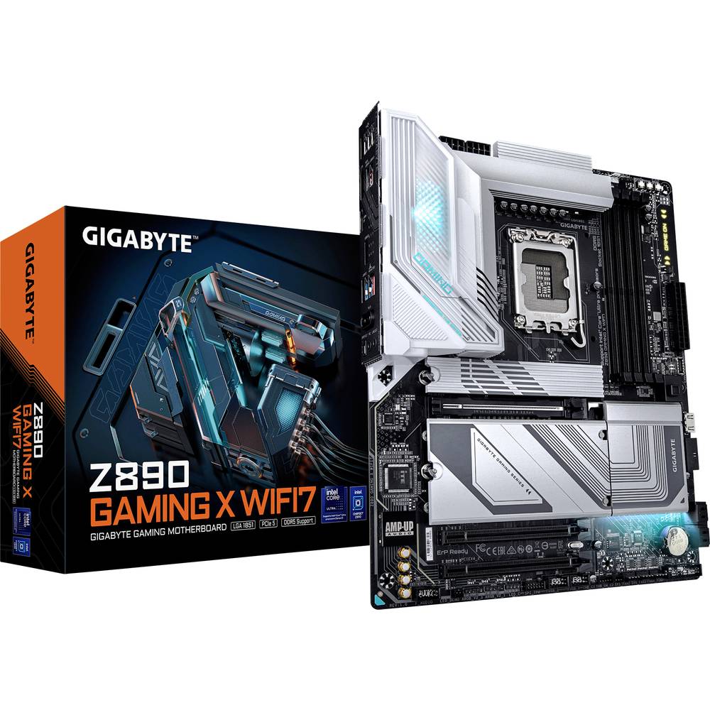 Gigabyte Z890 GAMING X WIFI7 Moederbord Socket Intel 1851 Vormfactor ATX Moederbord chipset Intel Z890