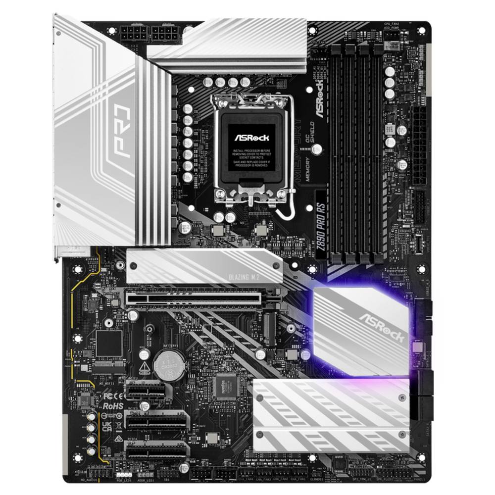 ASRock Z890 Pro RS Moederbord Socket Intel 1851 Vormfactor ATX Moederbord chipset Intel Z890