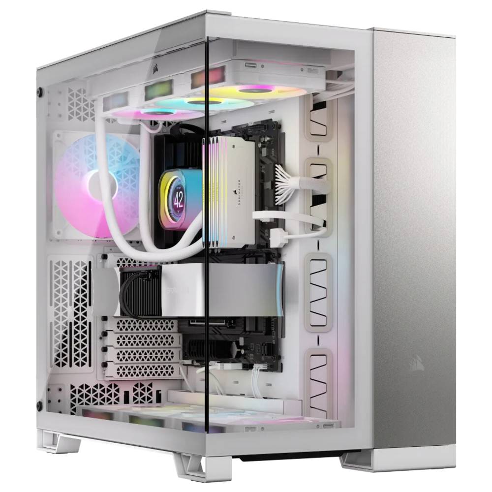 Corsair Geh Midi 6500X (Tempered Glass) Midi-tower PC-behuizing Grijs, Wit