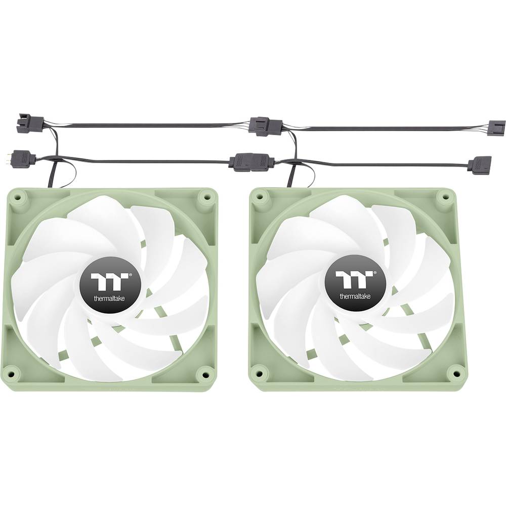 Thermaltake CT140 Reverse ARGB Sync PC Cooling Fan Matcha Green 2 Pack PC-ventilator (b x h x d) 140 x 140 x 25 mm