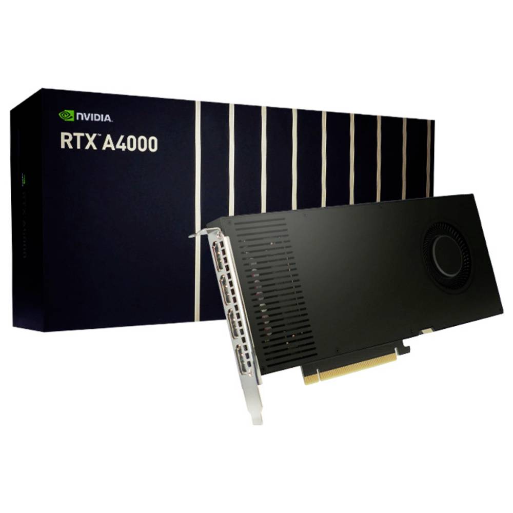 PNY Nvidia Quadro RTX™ A4000 Videokaart 16 GB GDDR6-SDRAM PCIe x16 DisplayPort