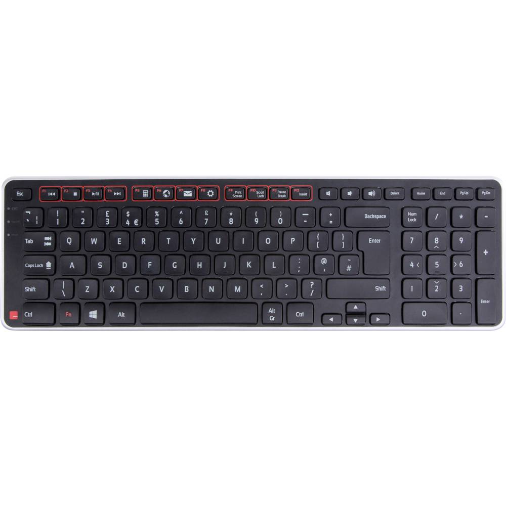 Contour Design Contour Balance Tastatur wireless US-La Toetsenbord Bluetooth, USB QWERTY, US-Engels Zwart