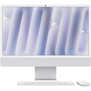 Apple iMac 24 Zilver (2024) - Glas met nanotextuur - M4 chip, 10 CPU/GPU, 24GB/512GB SSD