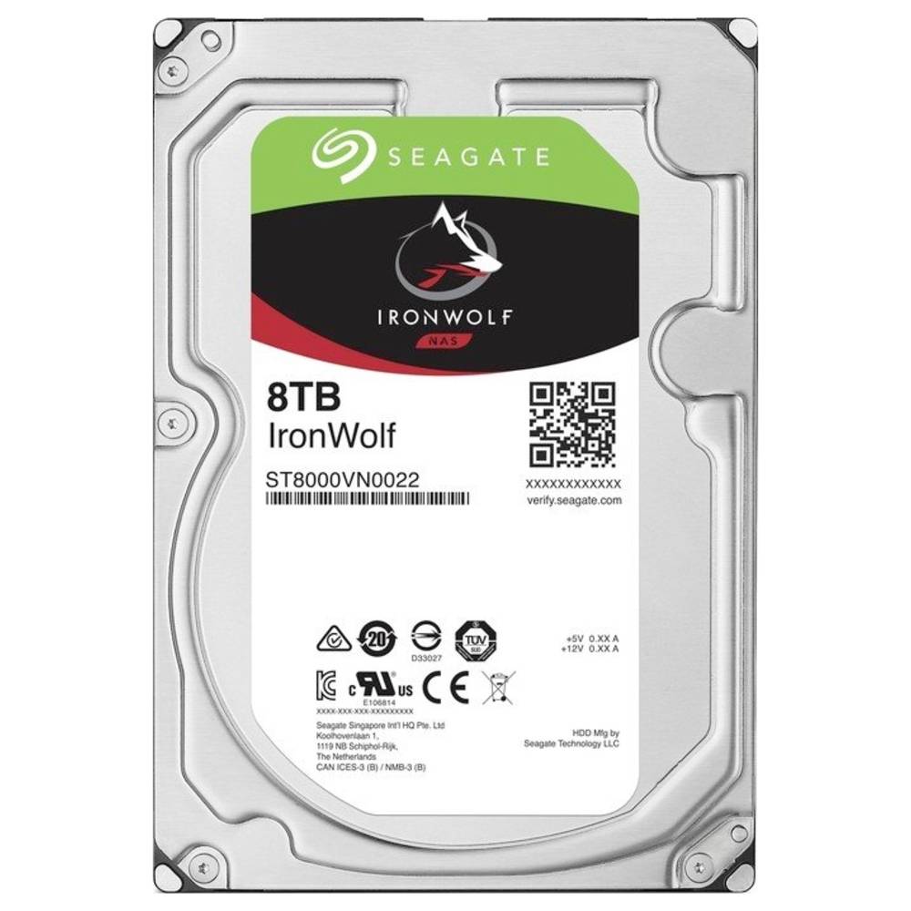 Seagate IronWolf™ 8 TB NAS harde schijf (3.5 inch) SATA 6 Gb/s ST8000VN004 Retail