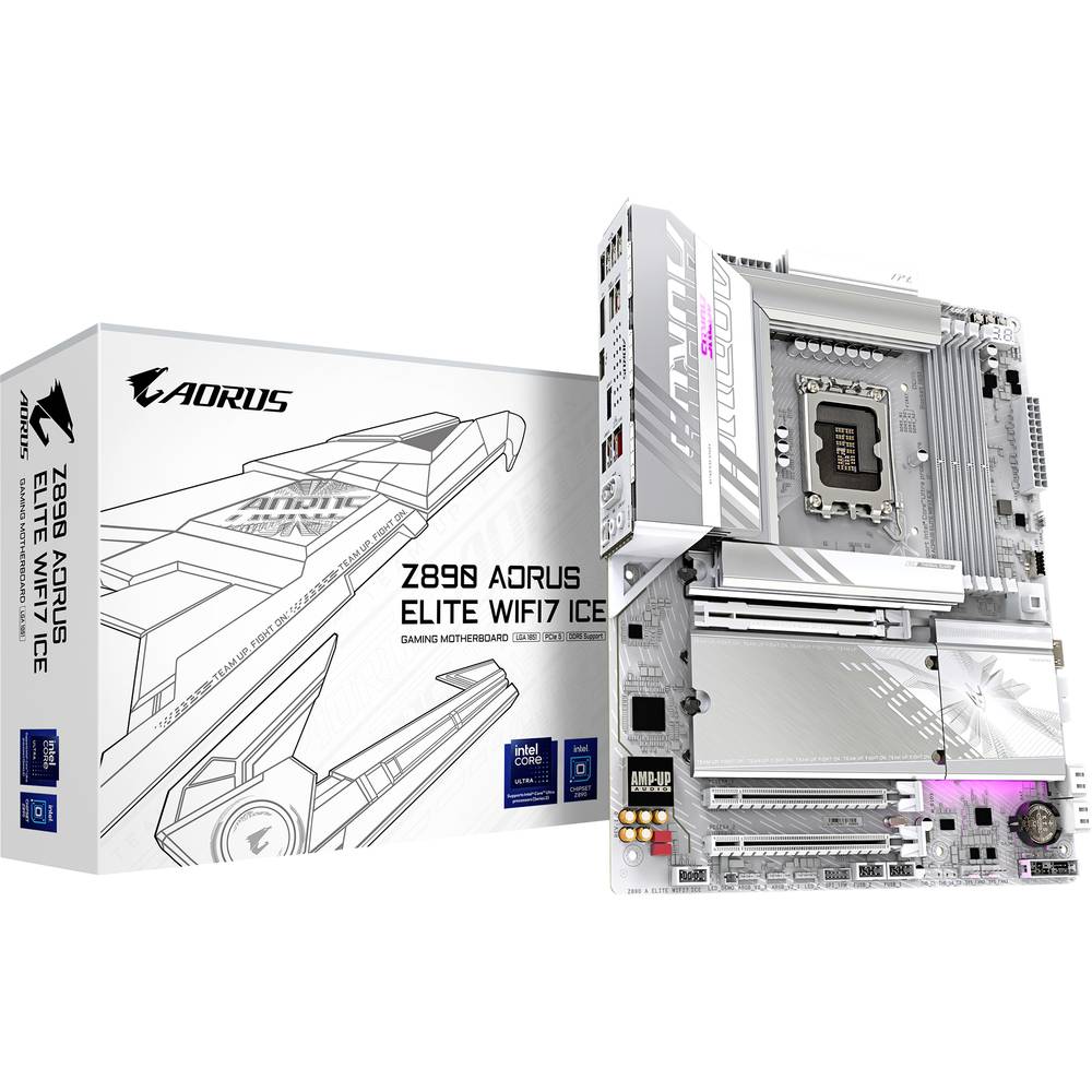 Gigabyte Z890M A ELITE WF7 ICE Moederbord Socket Intel 1851 Vormfactor ATX Moederbord chipset Intel Z890