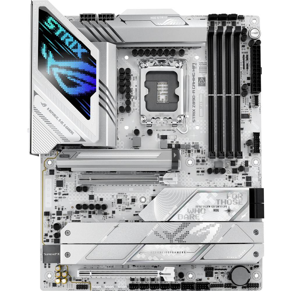 Asus ROG STRIX Z890-A GAMING WIFI Moederbord Socket Intel 1851 Vormfactor ATX Moederbord chipset Intel Z890