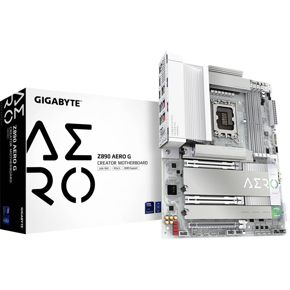 Gigabyte Z890 AERO G Moederbord Socket Intel 1851 Vormfactor ATX Moederbord chipset Intel Z890