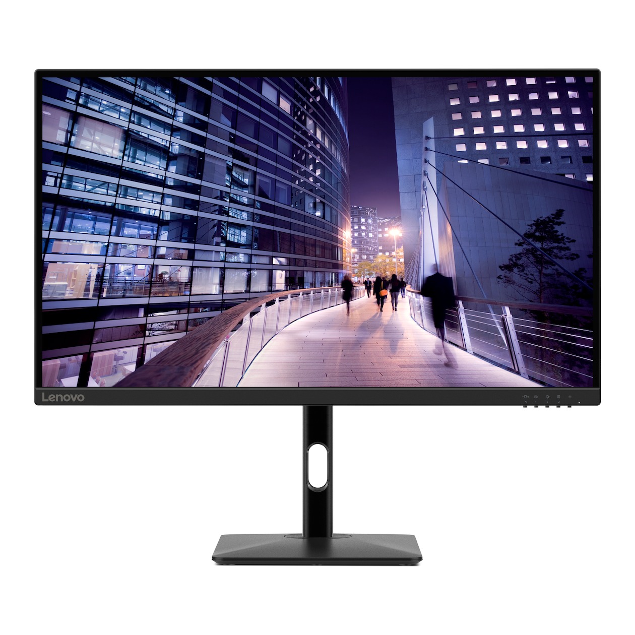 Lenovo N27p Monitor Zwart