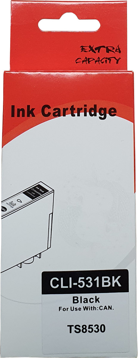 Huismerk Canon CLI-531BK cartridge zwart